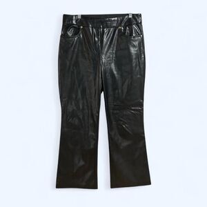 Michael Kors Women’s Medium Black Faux Leather Pants